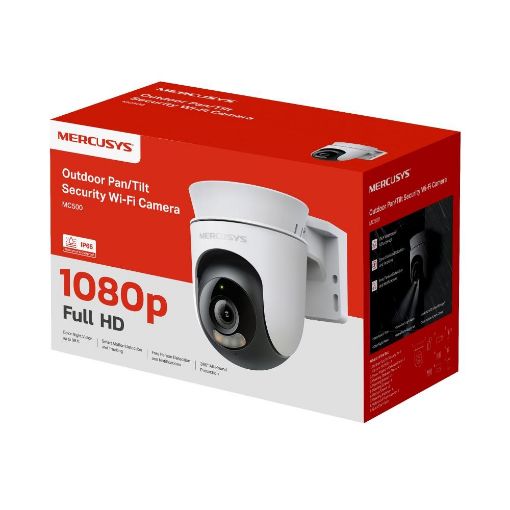 Εικόνα της Outdoor Wireless IP Camera Mercusys MC500 Full HD Pan/Tilt
