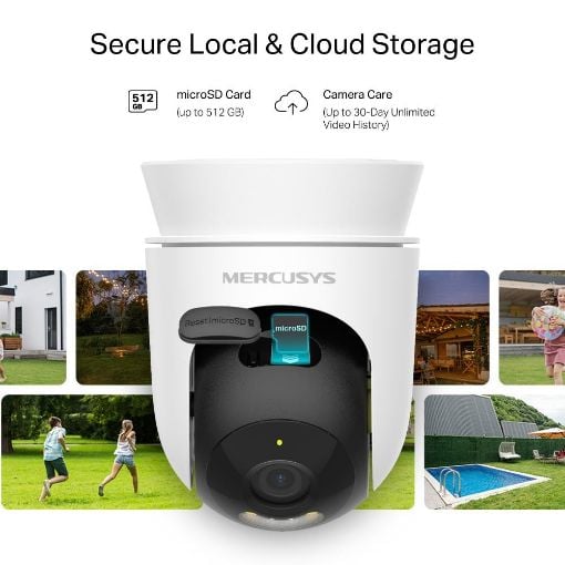 Εικόνα της Outdoor Wireless IP Camera Mercusys MC500 Full HD Pan/Tilt