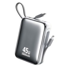 Εικόνα της Power Bank WK 20000mAh WP-50 USB-C/Lightning Built-In Cables 45W White