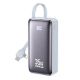 Εικόνα της Power Bank WK 10000mAh WP-61 USB-C/Lightning Built-In Cable 35W Blue