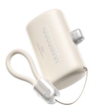 Εικόνα της Power Bank WK 10000mAh WP-113 με Καλώδιο USB-C/Lightning 22.5W Beige