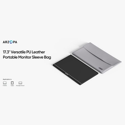 Εικόνα της Θήκη Arzopa Sleeve Βag 17.3" Grey