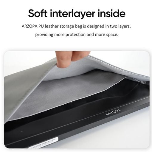 Εικόνα της Θήκη Arzopa Sleeve Βag 17.3" Grey