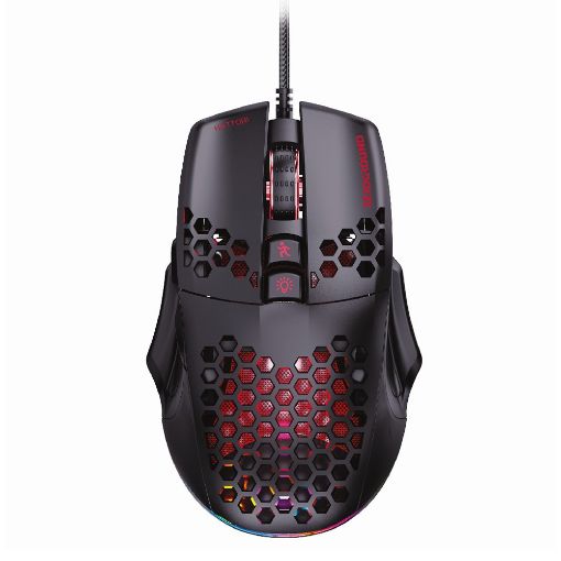 Εικόνα της Ποντίκι Zeroground Hattori v4.0 MS-4500G RGB Black