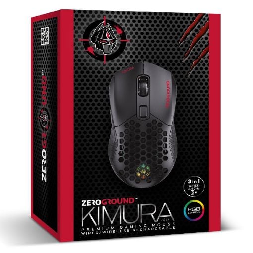 Εικόνα της Ποντίκι ZeroGround Kimuira v4.0 MS-4600WG Wireless RGB Black