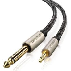 Εικόνα της Καλώδιο Ugreen AV127 3.5mm Jack Male to 6.35mm Jack Male 5m Gray 10630