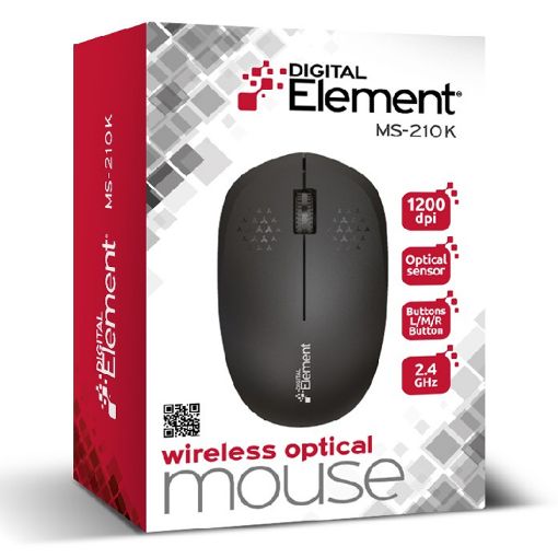 Εικόνα της Ποντίκι Digital Element MS-210K Wireless Black