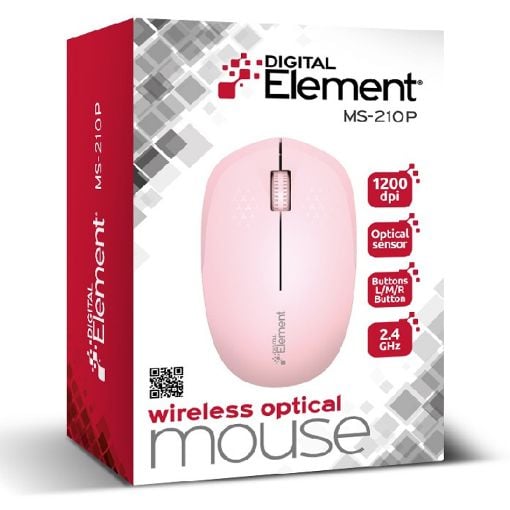 Εικόνα της Ποντίκι Digital Element MS-210P Wireless Pink