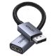 Εικόνα της Adapter Ugreen DP133 DisplayPort to HDMI M/F 4K 60Hz 20cm Silver/Black 65982