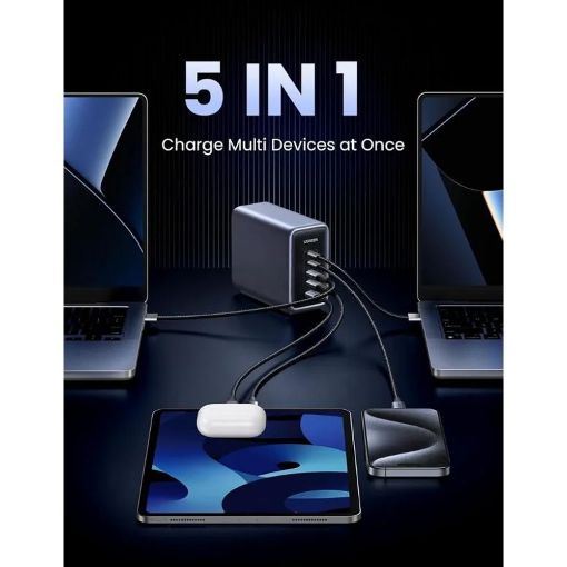 Εικόνα της Φορτιστής Ugreen Nexode CD333 4 x USB-C & USB-A 300W Gray 90903B