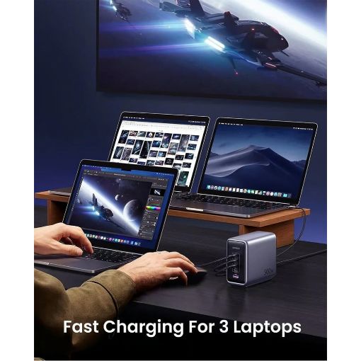 Εικόνα της Φορτιστής Ugreen Nexode CD333 4 x USB-C & USB-A 300W Gray 90903B
