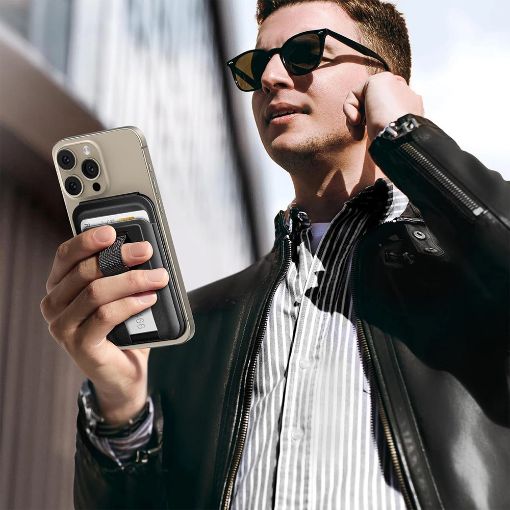 Εικόνα της Βάση Smartphone Ugreen LP836 Magnetic with Wallet for iPhone Black 45166