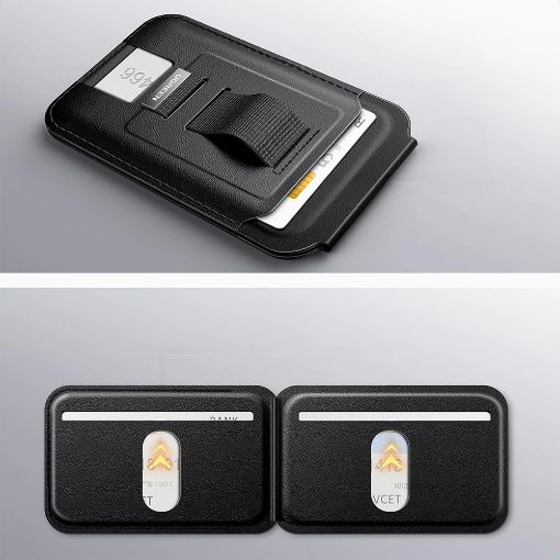 Εικόνα της Βάση Smartphone Ugreen LP836 Magnetic with Wallet for iPhone Black 45166