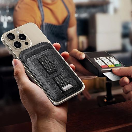 Εικόνα της Βάση Smartphone Ugreen LP836 Magnetic with Wallet for iPhone Black 45166