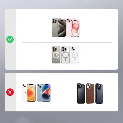 Εικόνα της Βάση Smartphone Ugreen LP836 Magnetic with Wallet for iPhone Black 45166