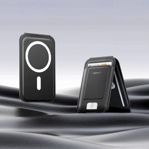 Εικόνα της Βάση Smartphone Ugreen LP836 Magnetic with Wallet for iPhone Black 45165