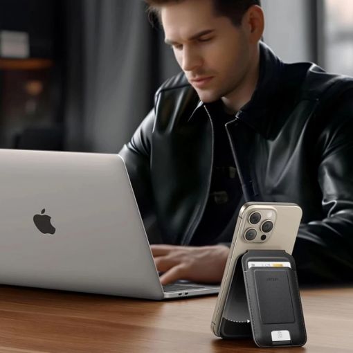 Εικόνα της Βάση Smartphone Ugreen LP836 Magnetic with Wallet for iPhone Black 45165