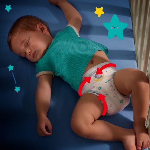 Εικόνα της Πάνες Βρακάκι Pampers Night Pants No.4 (9kg-15kg) Monthly Pack 4 x 25τμχ