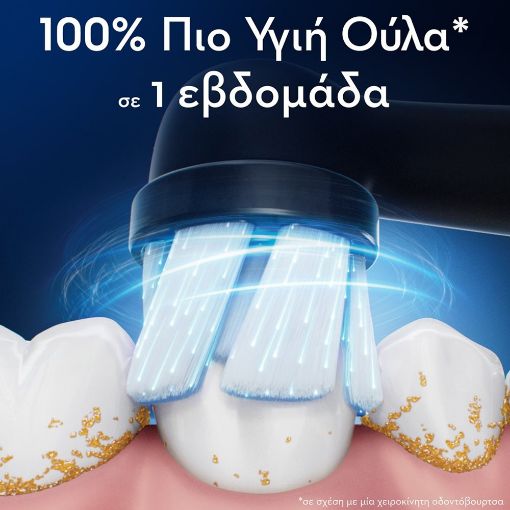 Εικόνα της Ανταλλακτικές Κεφαλές Ηλεκτρικής Οδοντόβουρτσας Oral-B Pro iO Gentle Care Black 8τμχ