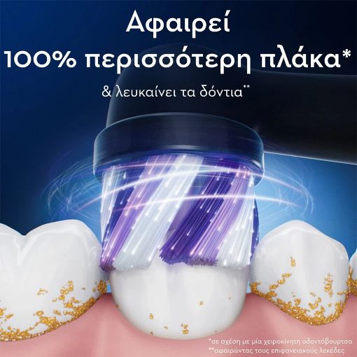 Εικόνα της Ανταλλακτικές Κεφαλές Ηλεκτρικής Οδοντόβουρτσας Oral-B iO Series Radiant White Black 8τμχ