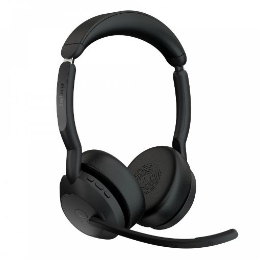 Εικόνα της Headset Jabra Evolve2 55 MS Stereo USB-A with Charging Stand Black 25599-999-989