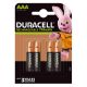 Εικόνα της Επαναφορτιζόμενες Μπαταρίες Duracell Recharge AAA Ni-MH 750mAh 1.2V 4τμχ