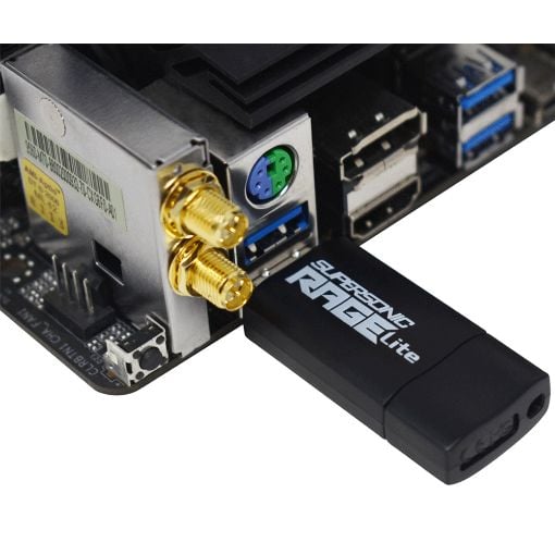 Εικόνα της Patriot Supersonic Rage Lite USB-A 3.2 64GB Black/Blue PEF64GRLB32U