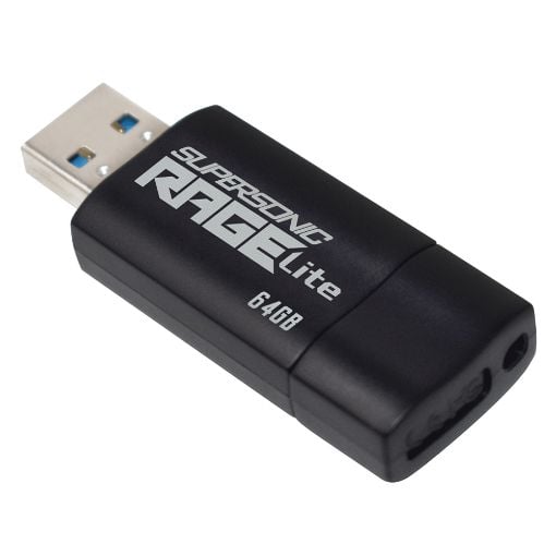 Εικόνα της Patriot Supersonic Rage Lite USB-A 3.2 64GB Black/Blue PEF64GRLB32U
