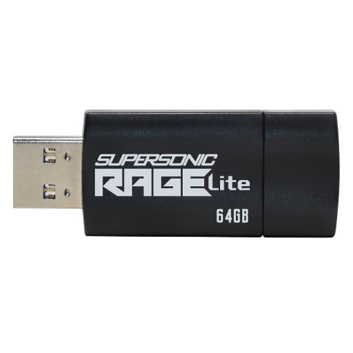 Εικόνα της Patriot Supersonic Rage Lite USB-A 3.2 64GB Black/Blue PEF64GRLB32U