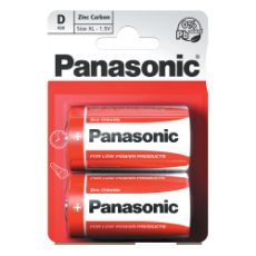 Εικόνα της Μπαταρίες Zinc D R20 Panasonic 1.5V 2τμχ