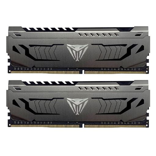 Εικόνα της Ram Patriot Viper Steel 64GB (2x32GB) DDR4 3200MHz UDIMM CL16 Grey PVS464G320C6K