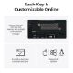 Εικόνα της Πληκτρολόγιο Keychron K6 HE 65% Wireless RGB Hot Swappable Magnetic Nebula Switches (US) Black K6H-J1