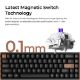 Εικόνα της Πληκτρολόγιο Keychron K6 HE 65% Wireless RGB Hot Swappable Magnetic Nebula Switches (US) Black K6H-J1