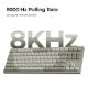 Εικόνα της Πληκτρολόγιο Keychron C1 Pro 8K QMK Custom TKL RGB Hot-Swappable Red Swiches (US) Retro C1PX-M1