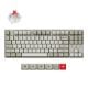 Εικόνα της Πληκτρολόγιο Keychron C1 Pro 8K QMK Custom TKL RGB Hot-Swappable Red Swiches (US) Retro C1PX-M1