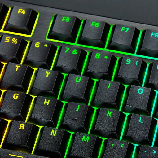Εικόνα της Πληκτρολόγιο Razer BlackWidow V4 Low Profile HyperSpeed Full Wireless RGB Green Switches (US) RZ03-05270100-R3M1