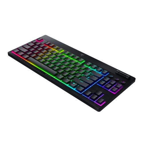 Εικόνα της Πληκτρολόγιο Razer BlackWidow V4 Low Profile Tenkeyless HyperSpeed Wireless RGB Yellow Switches (US) RZ03-05450100-R3M1