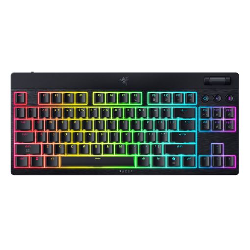 Εικόνα της Πληκτρολόγιο Razer BlackWidow V4 Low Profile Tenkeyless HyperSpeed Wireless RGB Yellow Switches (US) RZ03-05450100-R3M1