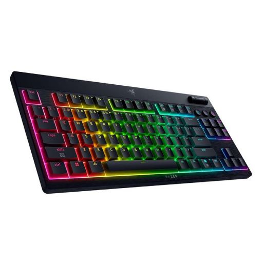 Εικόνα της Πληκτρολόγιο Razer BlackWidow V4 Low Profile Tenkeyless HyperSpeed Wireless RGB Green Switches (US) RZ03-05450500-R3M1