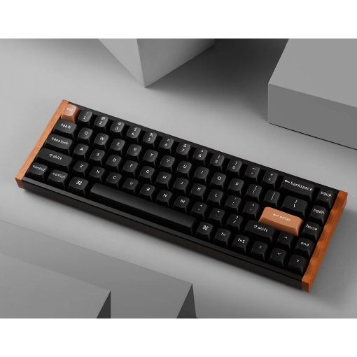 Εικόνα της Πληκτρολόγιο Keychron K6 HE 65% Wireless RGB Hot Swappable Magnetic Nebula Switches (US) Special Wood Edition K6H-F1