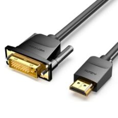 Εικόνα της Καλώδιο Vention HDMI to DVI 5m Black ABFBJ
