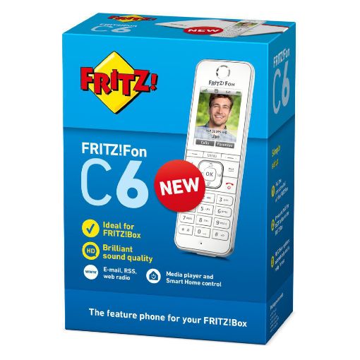 Εικόνα της Ασύρματο Τηλέφωνο AVM FRITZ!Fon C6 DECT White 20002875