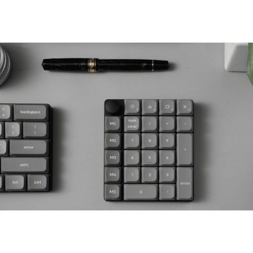 Εικόνα της Number Pad Keychron K0 Max QMK Wireless Custom RGB Hot Swappable Red Switches Black/Grey K0M-H1