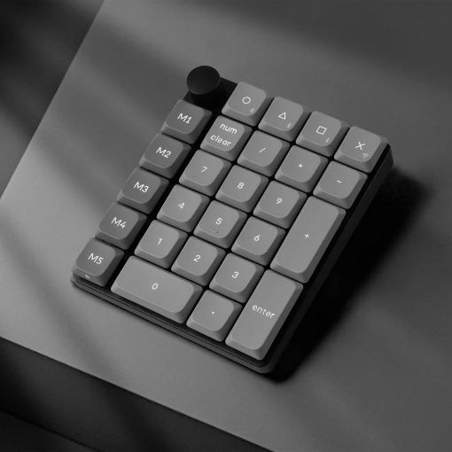 Εικόνα της Number Pad Keychron K0 Max QMK Wireless Custom RGB Hot Swappable Red Switches Black/Grey K0M-H1