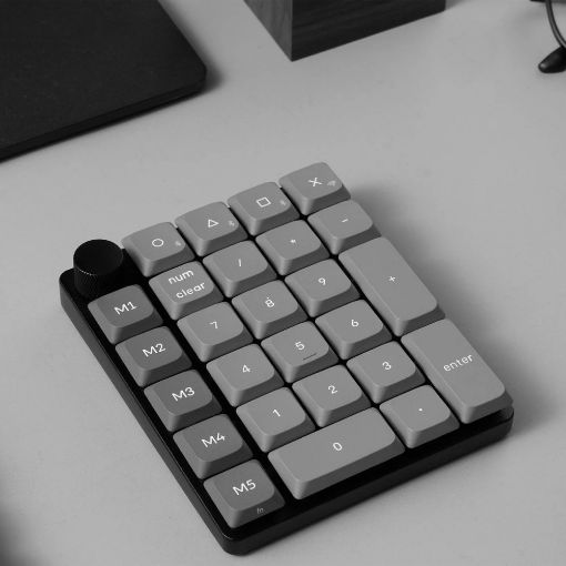 Εικόνα της Number Pad Keychron K0 Max QMK Wireless Custom RGB Hot Swappable Red Switches Black/Grey K0M-H1