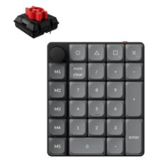 Εικόνα της Number Pad Keychron K0 Max QMK Wireless Custom RGB Hot Swappable Red Switches Black/Grey K0M-H1