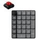 Εικόνα της Number Pad Keychron K0 Max QMK Wireless Custom RGB Hot Swappable Red Switches Black/Grey K0M-H1