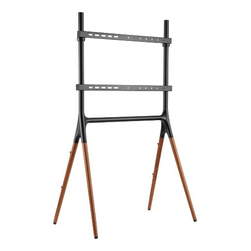Εικόνα της Επιδαπέδια Βάση Τηλεόρασης Brateck Easel Studio 49-70" Black/Walnut FS12-46F-01