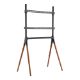 Εικόνα της Επιδαπέδια Βάση Τηλεόρασης Brateck Easel Studio 49-70" Black/Walnut FS12-46F-01