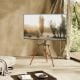 Εικόνα της Επιδαπέδια Βάση Τηλεόρασης Brateck Easel Studio 43-65" με Ράφι Black/Walnut FS28-44F-04